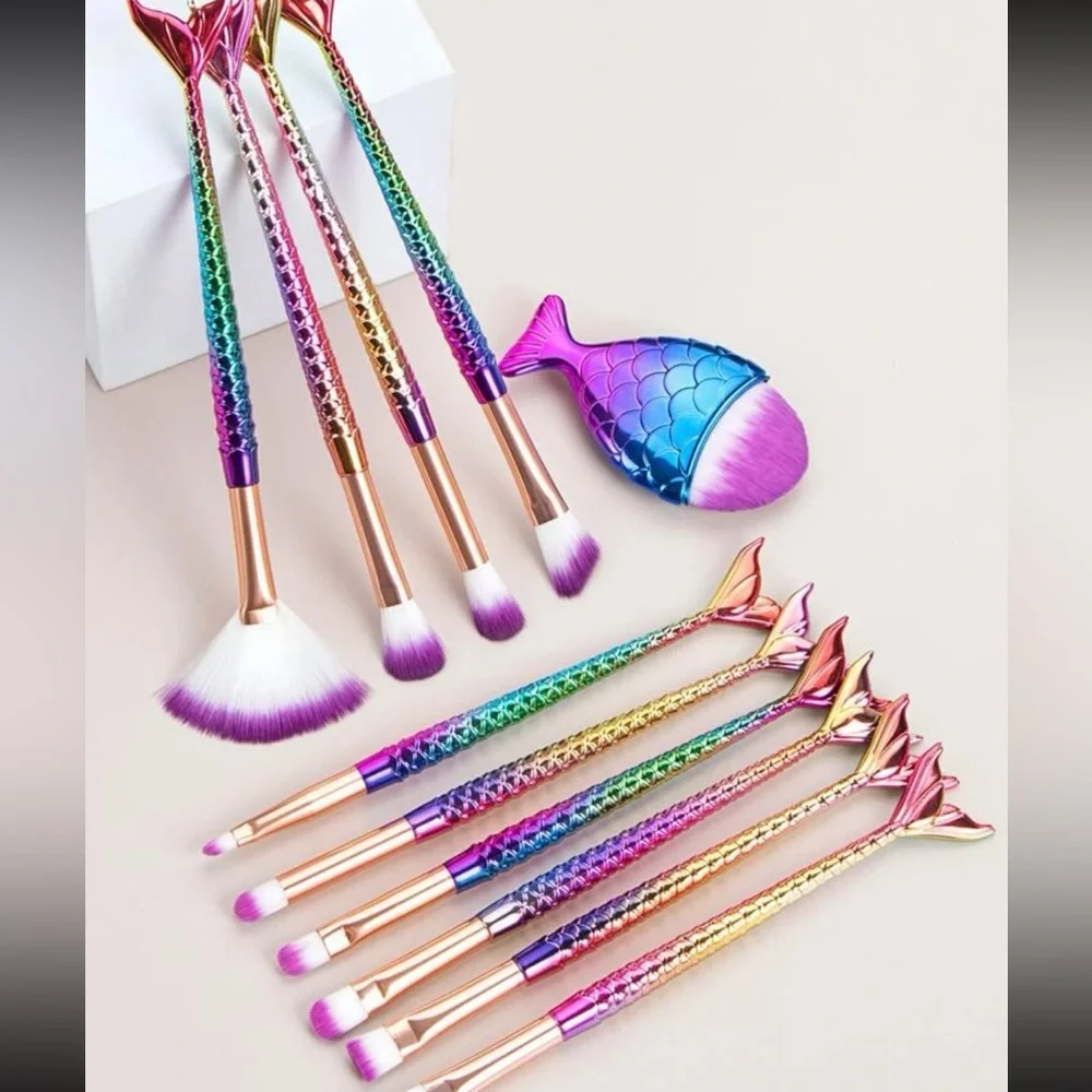 11pc Makeup Brush Set ❤️